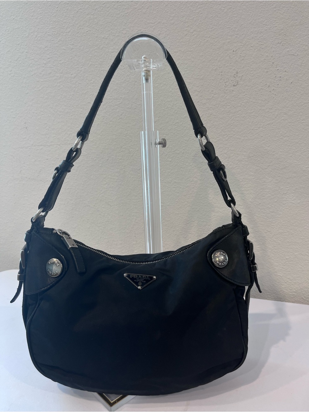 PRADA VINTAGE TESSUTO NYLON HOBO.